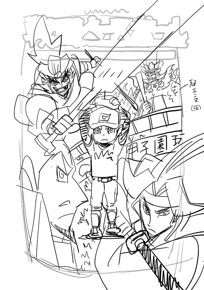 戦国ベースボール重版ありがたいことでございます。特に新章突入で気合い入れ直し&メイン制作ソフトをillustratorからclipstudioに変更した九弾、十弾の重版は嬉しい。次回もがんばるぞ!
画像は九弾の表紙ラフとボツ案です。(十弾のラフ&ボツ案間違えて削除してしまった…) 