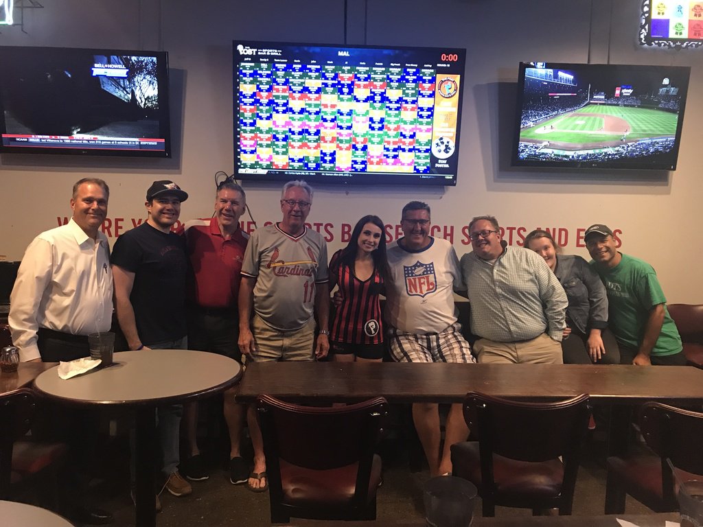 ThePostTweets's tweet photo. MAL FFL Draft just wrapped up at The Post!  #FantasySeasonTicket #DraftLikeABoss #PostingUp https://t.co/8NfZu26ElJ