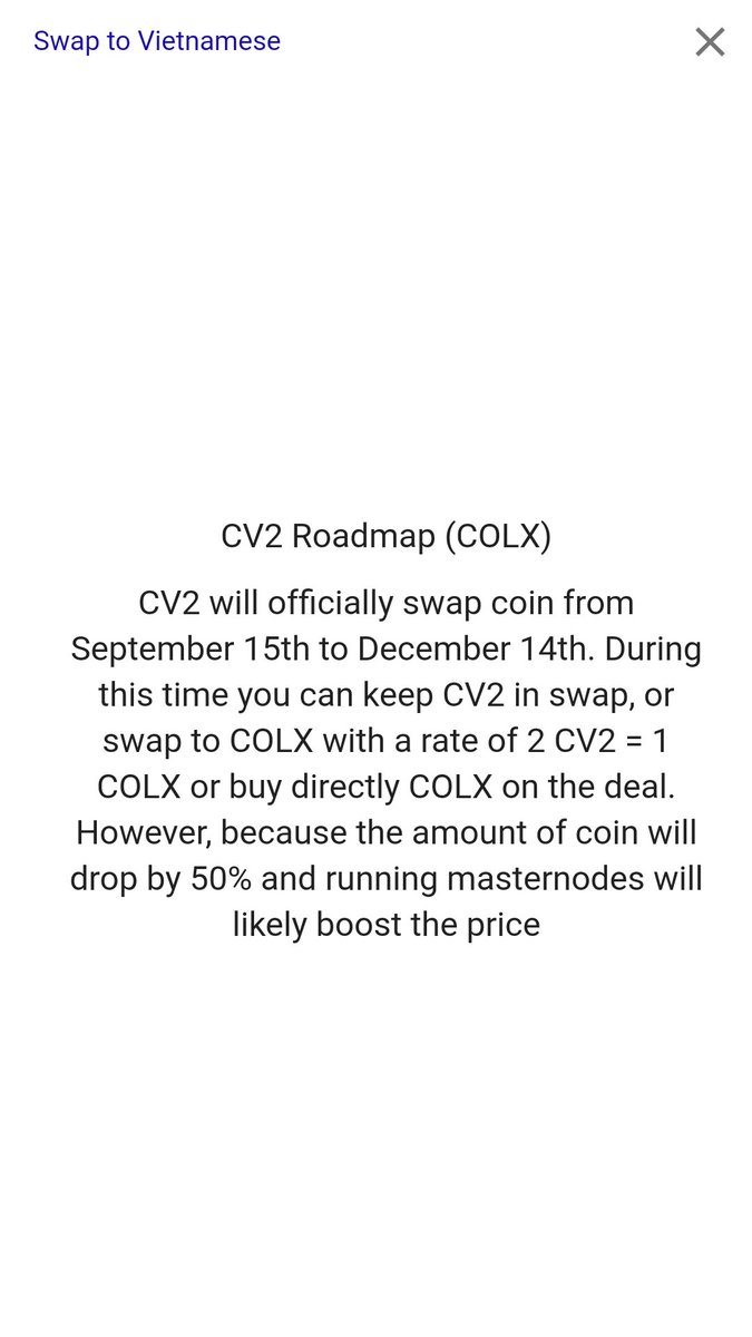 CryptoWinnerFe's tweet photo. $CV2 #Swap $COLX #Colossuscoin Road map #novaexchange #yobit #cryptopia https://t.co/8dPzJc7L0l