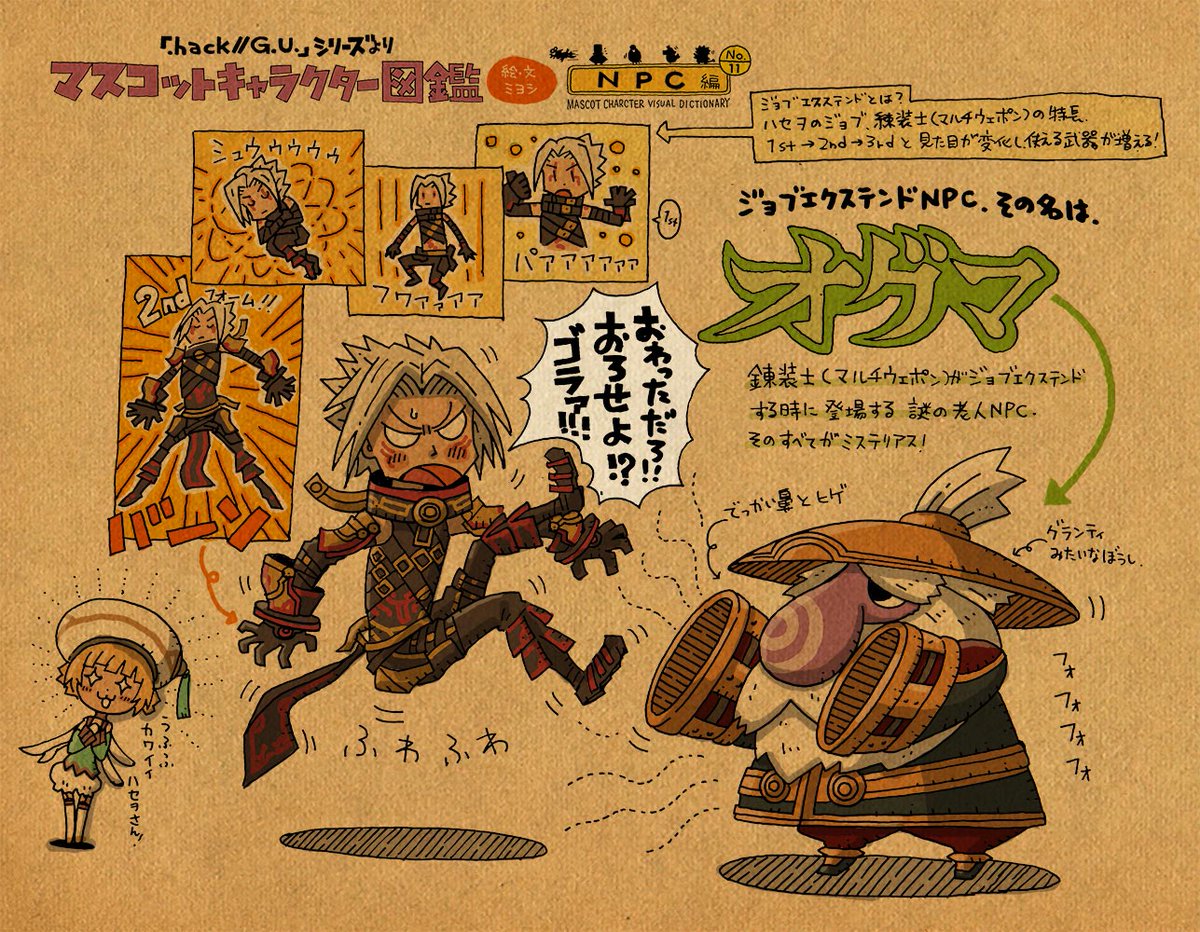 hack//G.U.」シリーズつぶやき企画【マスコット図鑑】「NPC編⑪