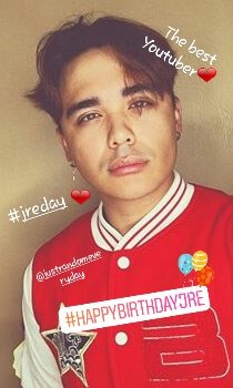 Salome_AlmeidaV's tweet photo. Happy Birthday 🎉🎊 to the best youtuber ever ❤
Love you Jre ❤
Happy Birthday 🎈🎂
#Jreamer #JREPTFAN https://t.co/PePk0iiTzh