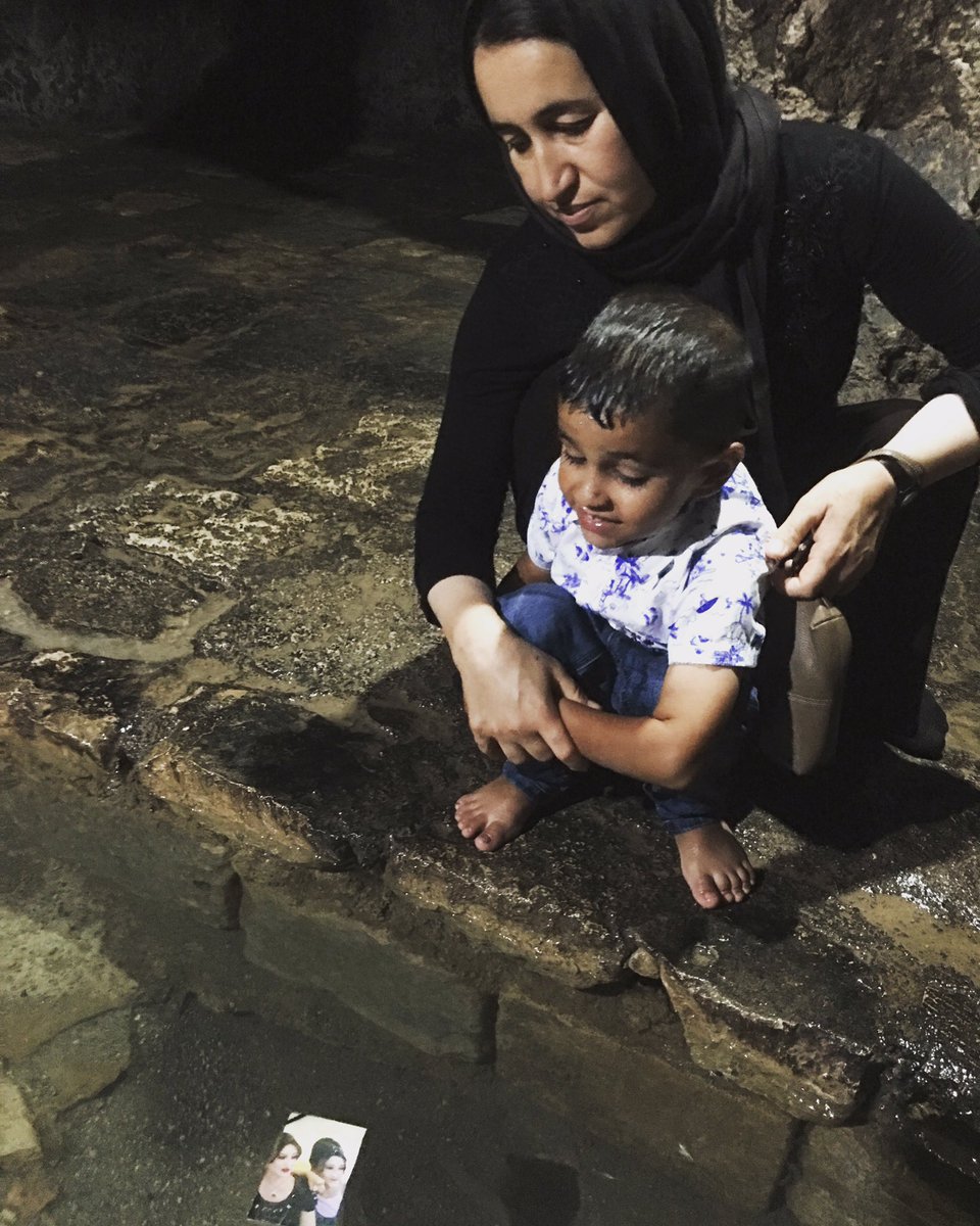 3DaysInTheHole's tweet photo. Writer/director @ccarella88 took  a family of #Yezidi survivors from IDP camp Qadia/rwanga to lalish 2 receive blessing #YazidiGenocide https://t.co/eeEPO8AiKD
