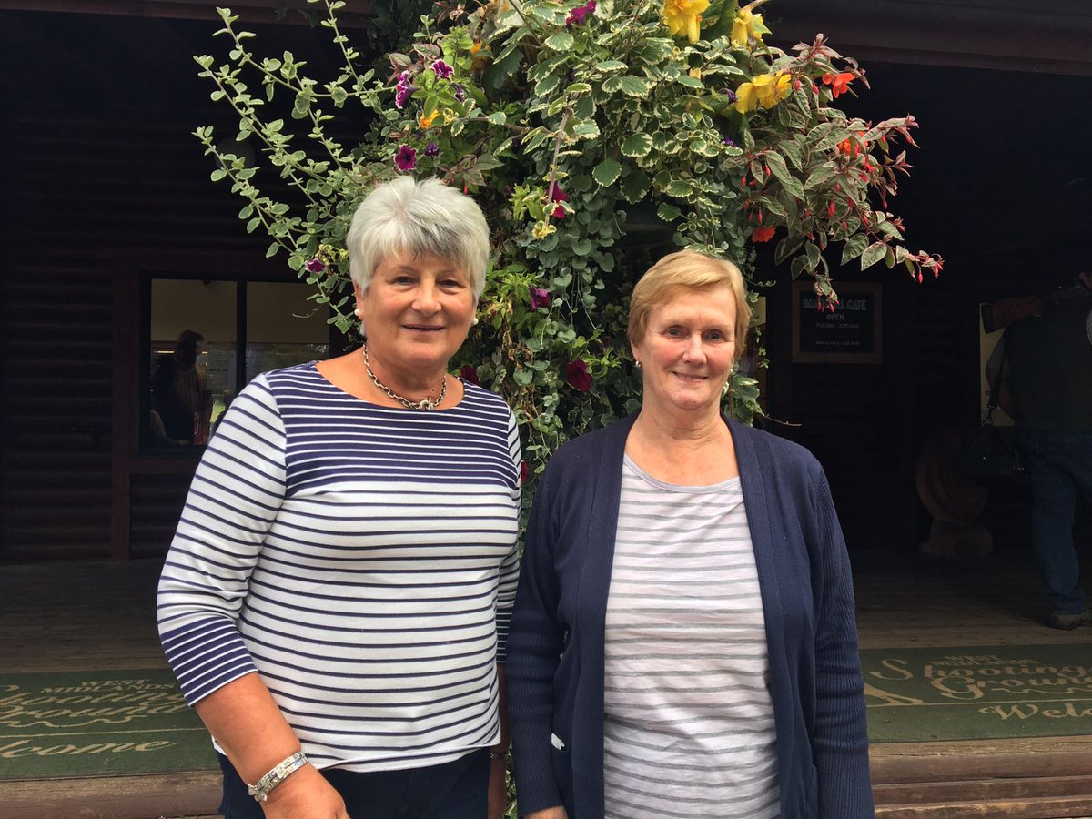 Supportive partners! Ann Wheldon, partner of Peter Hancock and Faith Hall, wife of John Hall #CPSA #BritishOpenEnglishSporting