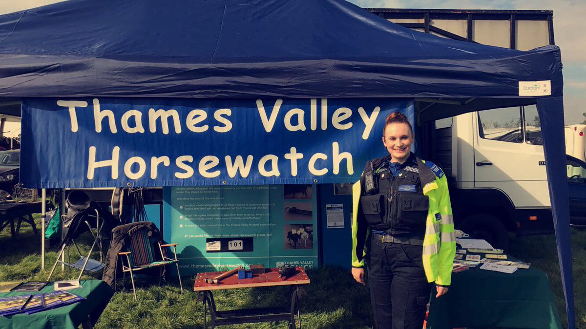 TVP_Bucks's tweet photo. At the Bucks County show today supporting Thames Valley Horsewatch 🐴 #C6894 https://t.co/wDe62JBonm
