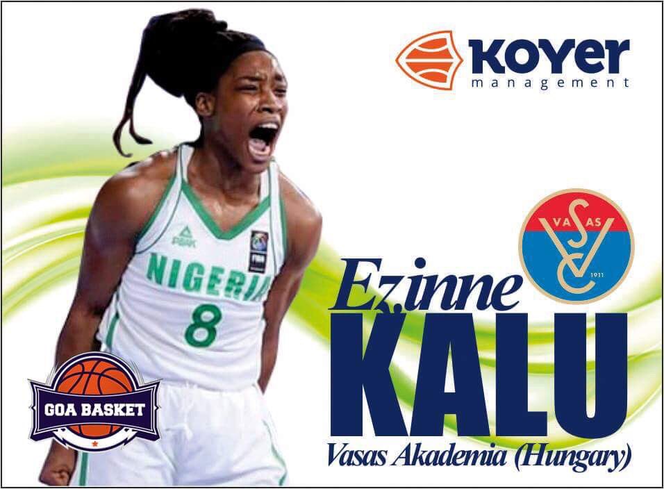 MiroKojic's tweet photo. After winning #AfroBasket2017 Ezinne Kalu is moving to one of top European leagues Hungary! Congrats @_Ezuhhnae23 #KOYER #GoaBasket https://t.co/bimF6MaS50