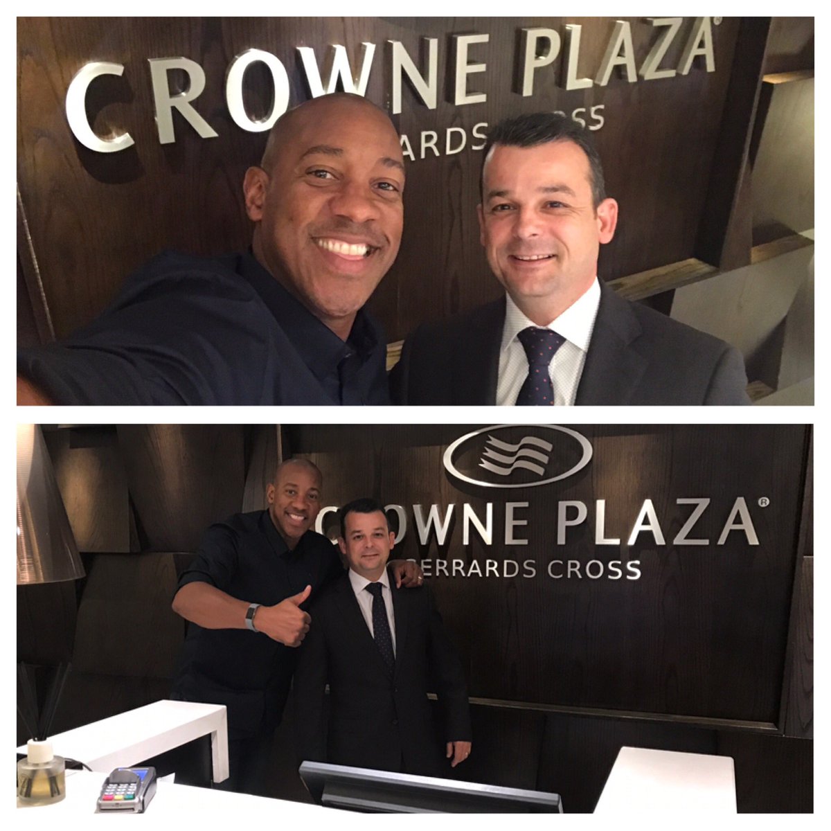 DionDublinsDube's tweet photo. Brilliant service as always  @CrownePlaza Gerrards Cross yesterday, thanks to David and his staff yet again #seeyasoon #i'llbeback https://t.co/FhK9imexlC