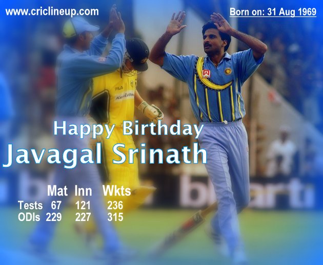Happy Birthday Javagal Srinath 