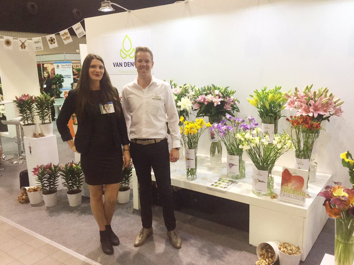 Vandenbosflower's tweet photo. This week our team is present at the FLOWER EXPO POLEN to show our freesias, callas and lilies for both pot and cut flower production. #C004 https://t.co/l3rRFmN7B7