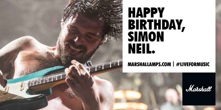 Happy birthday to Biffy Clyro frontman, Simon Neil 