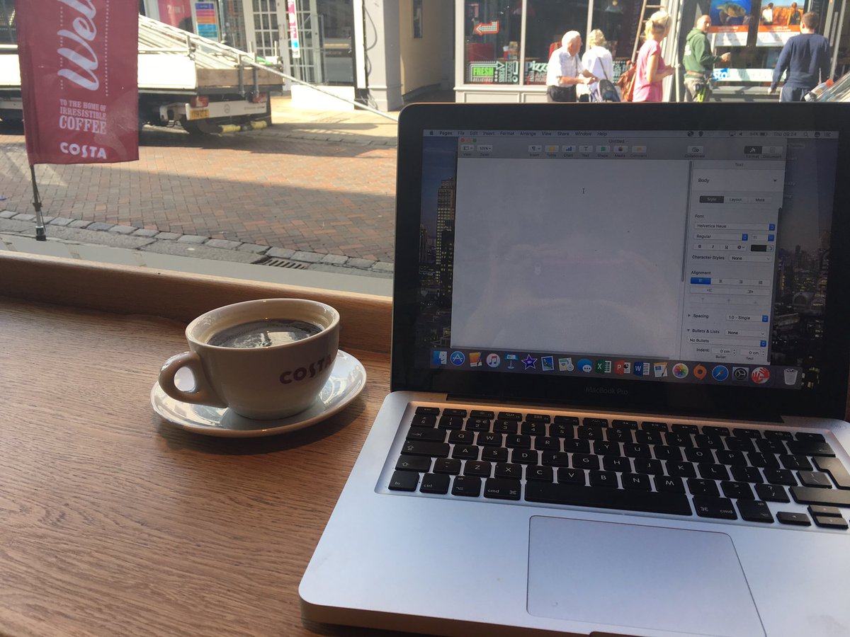 alexpearsonUK's tweet photo. Quick #coffee stop and note setup before heading to @FruitworksCo to see @marketing_am #excited #marketinggrad #learning #development https://t.co/LZFOJF7KTa