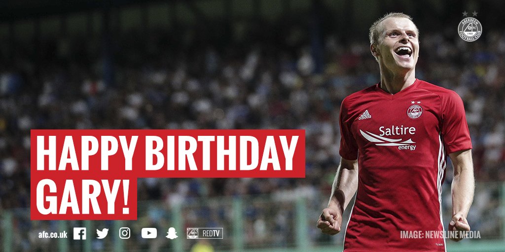  Happy Birthday to Gary Mackay-Steven! 