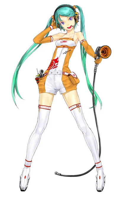 ミクさん10周年おめでとう。気づいたら怒涛のように過ぎ去った10年でした。レーミク2010です。走り続けるGSRも応援してます! #初音ミク10周年 