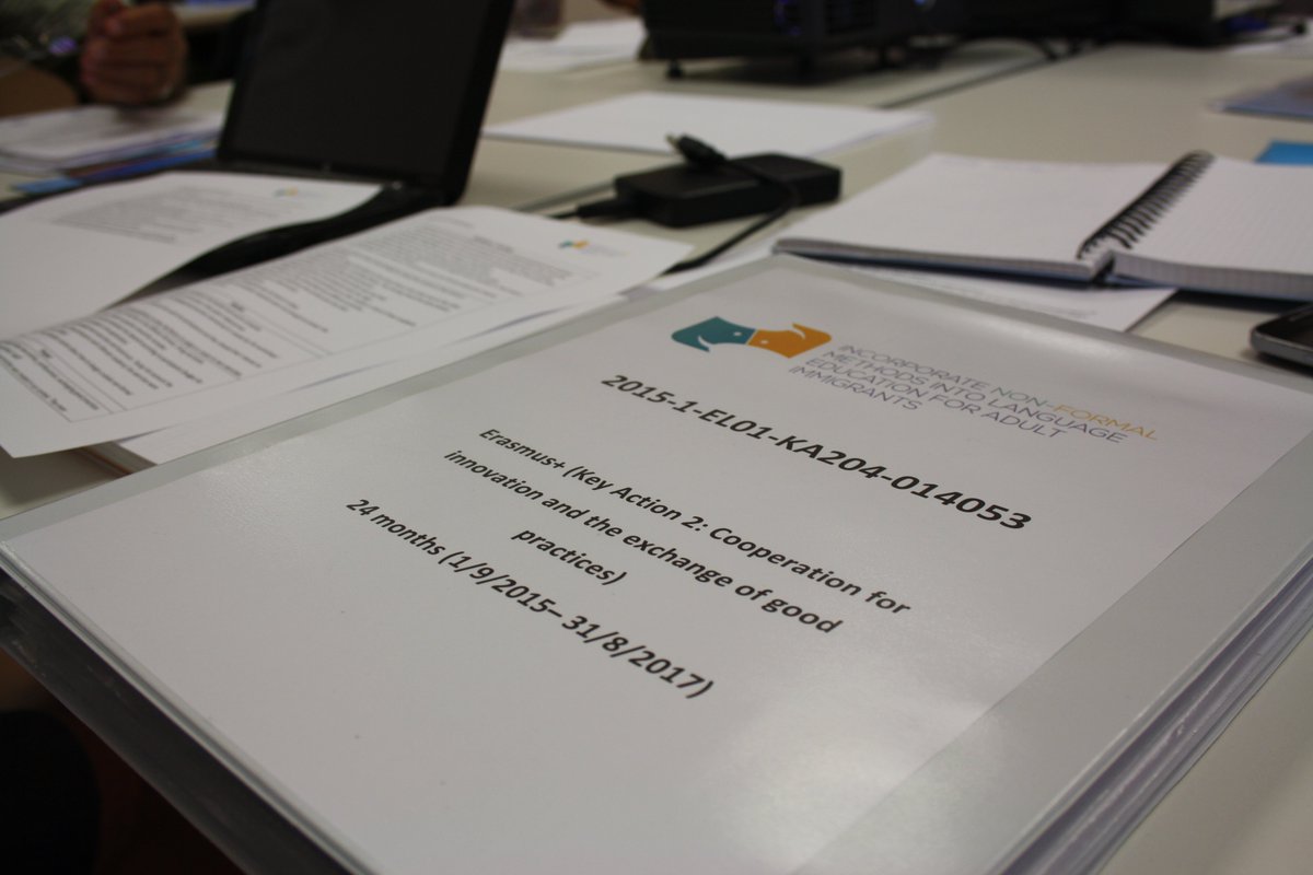 Neo Sapiens (@tweetneosapiens) on Twitter photo Última reunión en #Logroño de nuestro proyecto #Erasmus+ para incorporar metodologías no formales a la enseñanza de idiomas para migrantes. Última reunión en #Logroño de nuestro proyecto #Erasmus+ para incorporar metodologías no formales a la enseñanza de idiomas para migrantes.