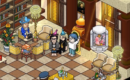 Universo_Es's tweet photo. Ganando placa extra de @ESHabboSecurity Con @KabitaAstrid @NerdcorePeluche https://t.co/dubTrV3CtF