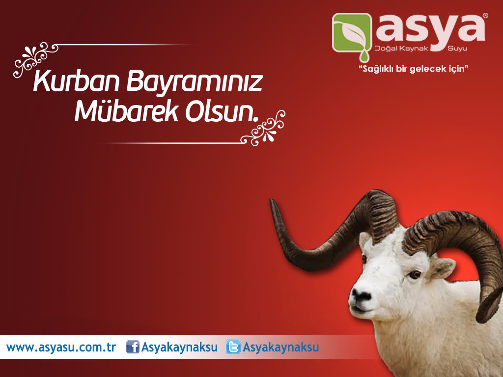 Asyakaynaksu's tweet photo. KURBAN BAYRAMINIZ MÜBAREK OLSUN
#kurban #KurbanBayrami #asya #asyasu #su https://t.co/QRCxGZbbon