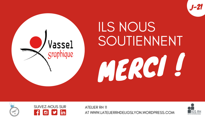 lAtelierRH's tweet photo. Un grand merci à l'entreprise VASSEL GRAPHIQUE d'être notre partenaire pour la 11ème édition de l'Atelier RH ! https://t.co/53e7JaBGWX
