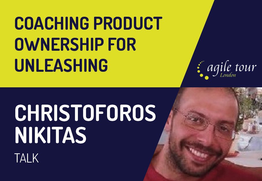 agiletourlondon's tweet photo. "#Coaching Product Ownership for Unleashing Innovation" - Don't miss this excellent workshop by @ChrisNikitas https://t.co/TtIQwRb8vI #ATLDN https://t.co/OSc1idHZv6