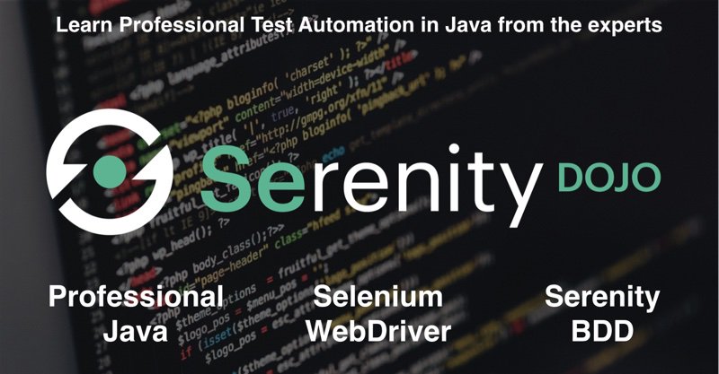 wakaleo's tweet image. Learn professional Test Automation skills in Java with Selenium and Serenity BDD, at your own pace: serenitydojo.teachable.com/p/the-programme