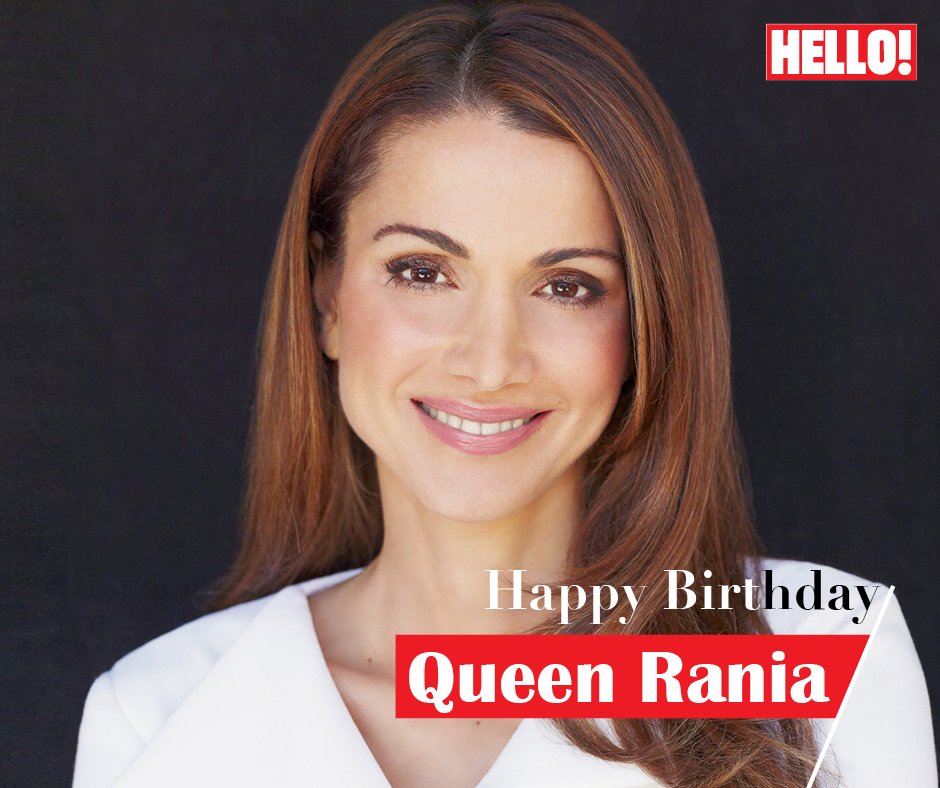 HELLO! wishes Queen Rania a very Happy Birthday   