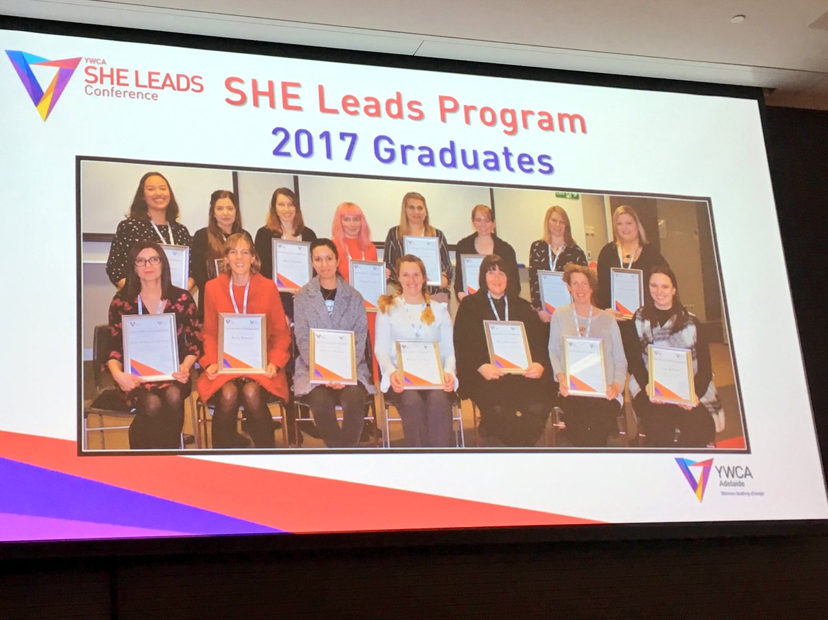 Congrats 2017 She Leads graduates 💪 & for inspiring #SheLeads2017 to be mentees & mentors @YWCAAdelaide