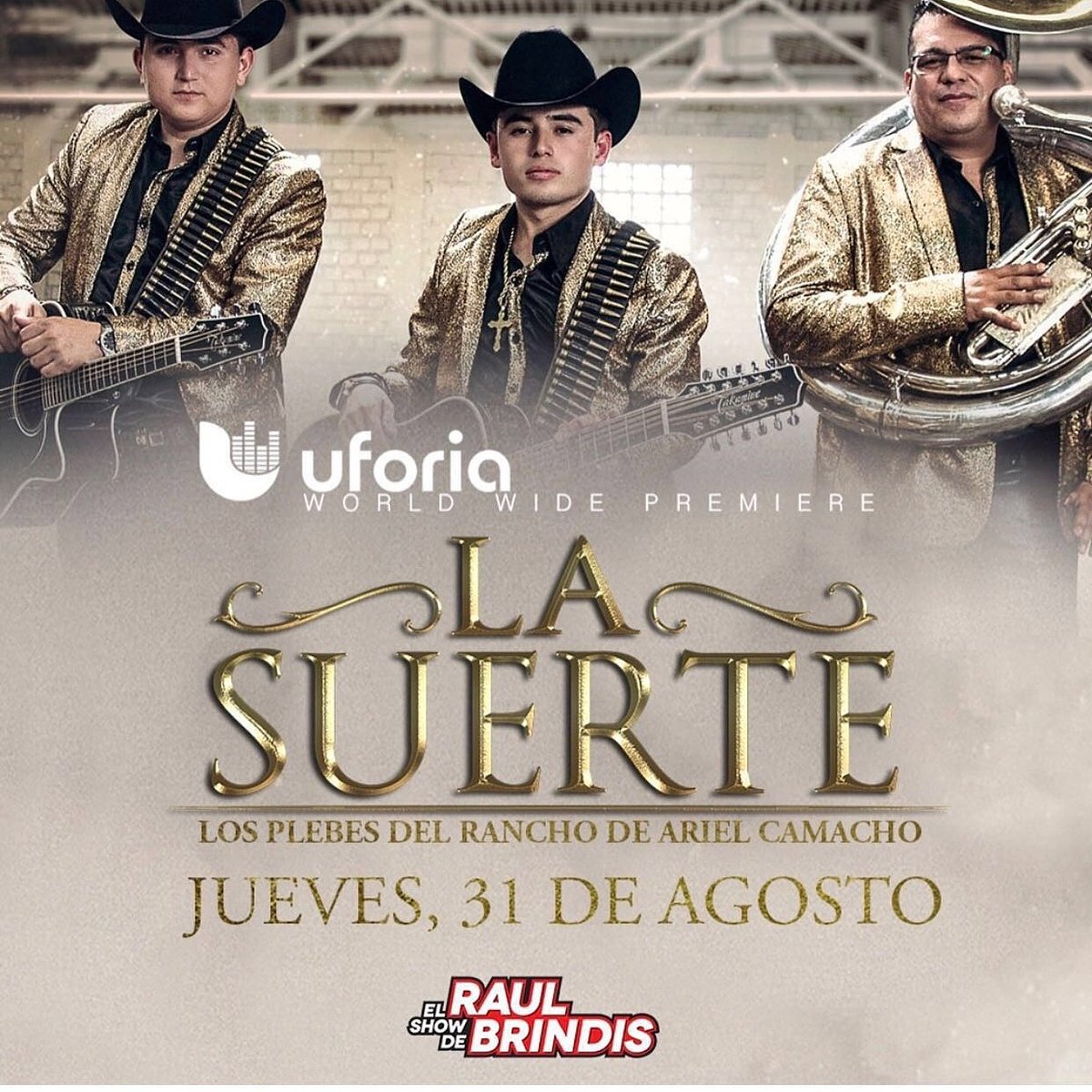lasplebitasdeCS's tweet photo. Mañana gran estreno de nuestro nuevo sencillo #LaSuerte en USA!! 🇺🇸 esperamos todo su apoyo!
"El legado continúa"
#PorSiempreArielCamacho https://t.co/04YSSrxdLx