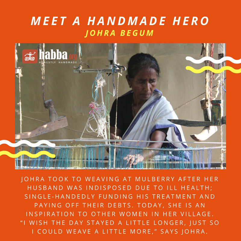 habbaorg's tweet photo. At https://t.co/6V70x4CjeH, we are proud of every one of our #handmadeheroes. #artisanfirst #honestlyhandmade #handloom #Assam #weavers https://t.co/OON1ilqMwm