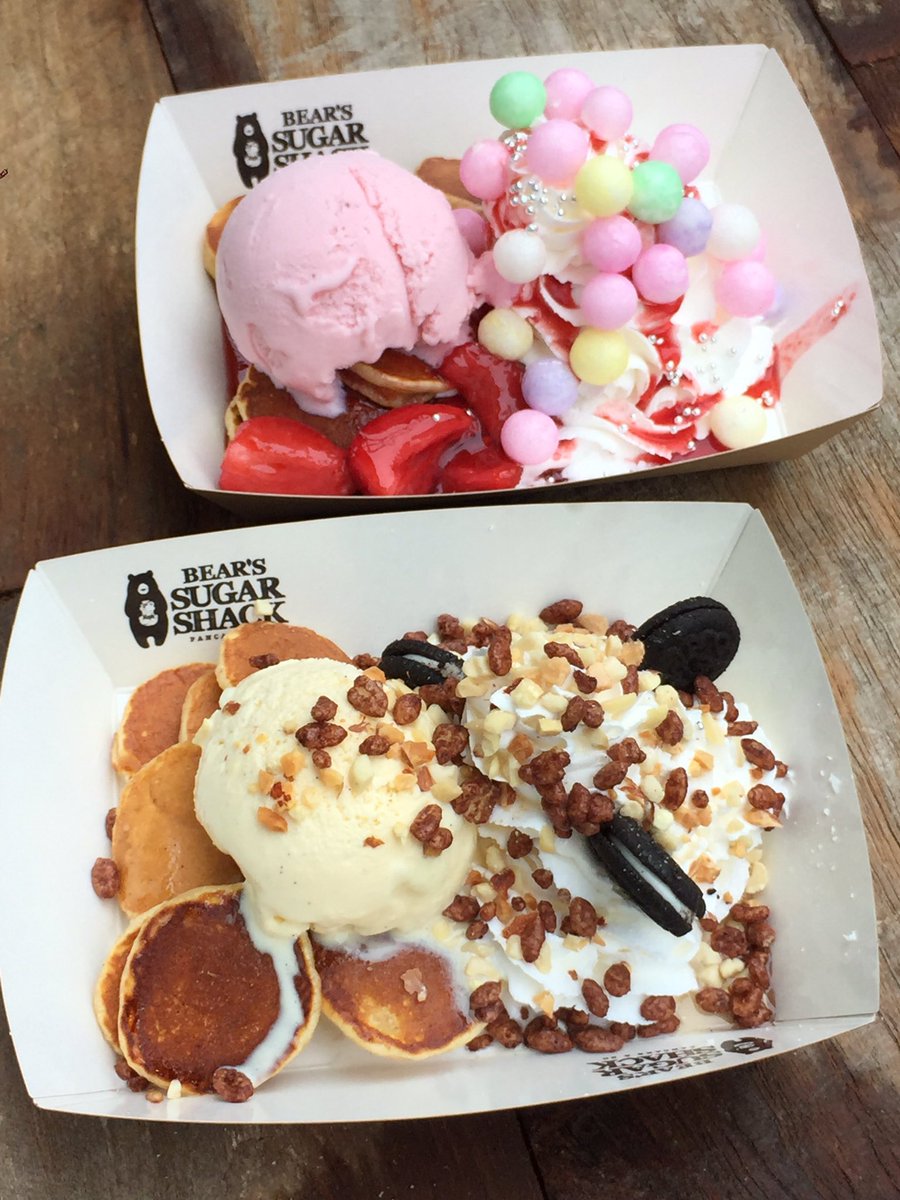 平岩理緒 幸せのケーキ共和国 Sur Twitter 新業態のテイクアウトパンケーキ専門店 Bear S Sugar Shack が9 2土 新宿南口flags1階前にオープン イタリア産オーガニック小麦粉の生地にカナダ産最高級メイプル使用 様々なトッピングが選べカラフルな おいり が