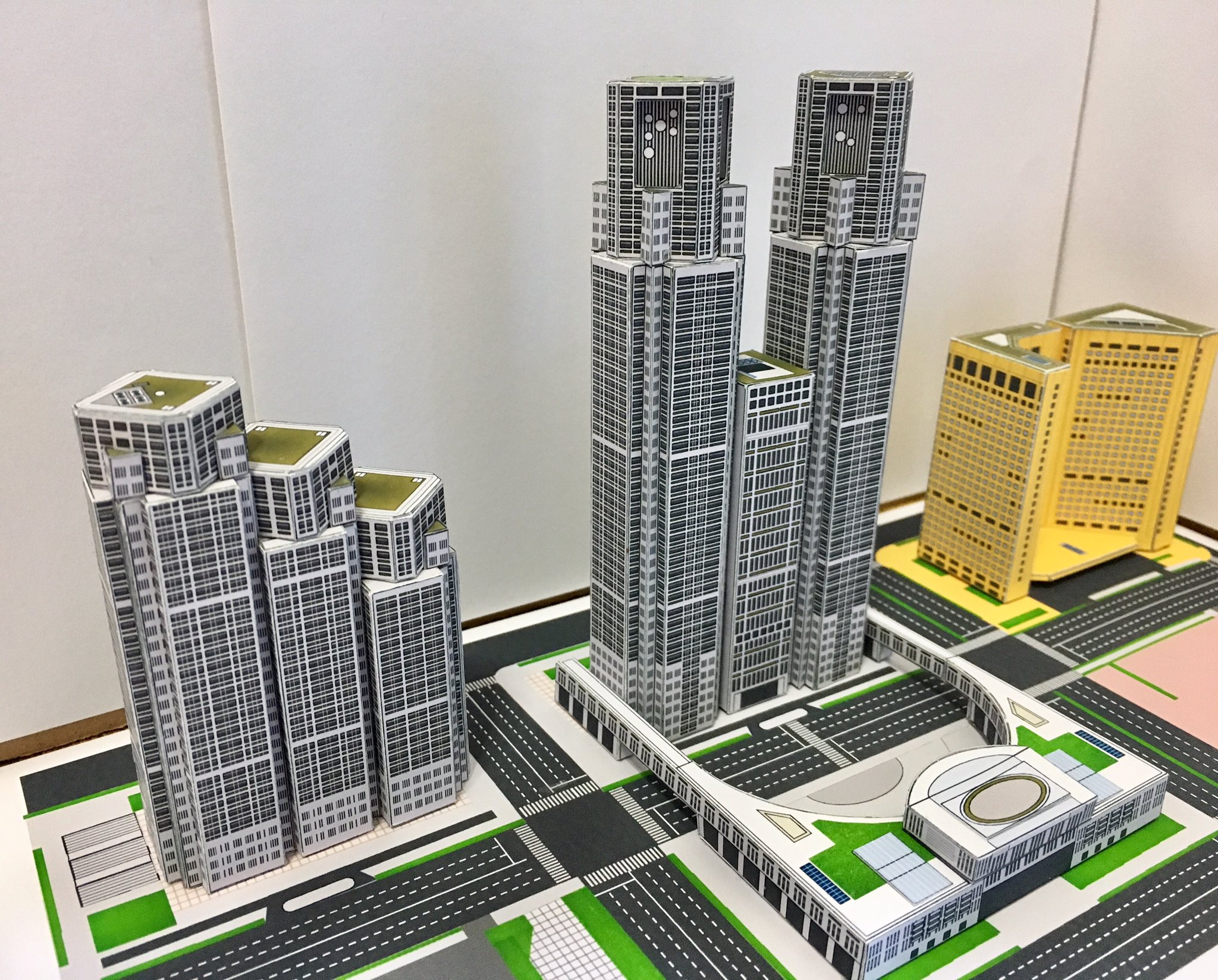 Amazon.co.jp: Paper Architectural Model Tokyo City Hall