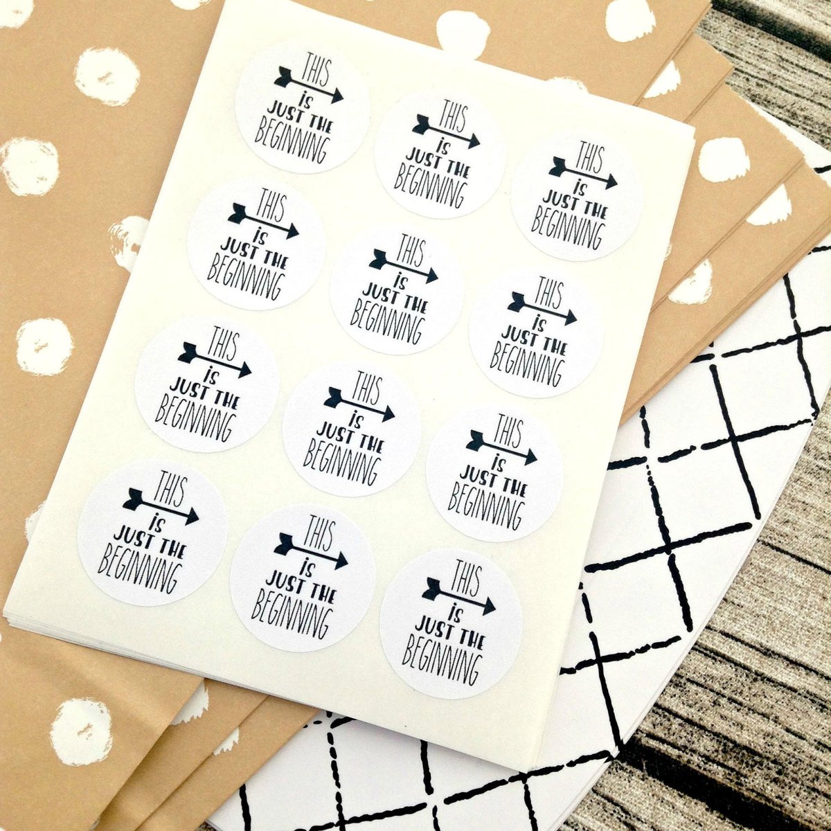chilliipeppa's tweet photo. 96 This is just the beginning stickers. Wedding seals. Weddin… https://t.co/gHO2N89aVn #happymail #RoundEnvelopeSeal https://t.co/hhXSjhrCFy