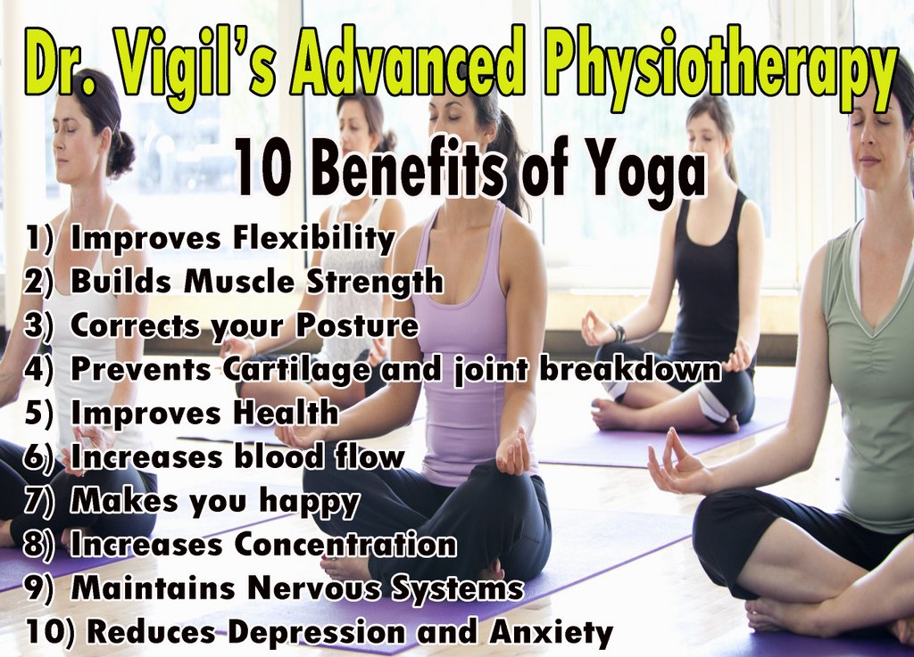 DrVigilPhysio's tweet image. #BenefitsofYoga - #ImproveFlexibility #BuildMuscleStrength #CorrectPosture #PreventCartilag #jointbreakdown #ImproveHealth #Bloodpressure