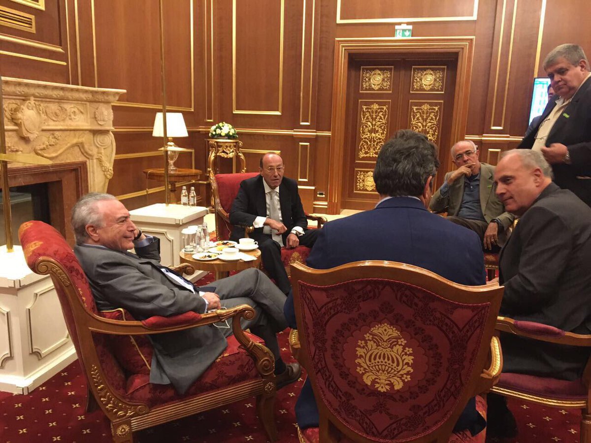 Encontro de Temer no Cazaquistão