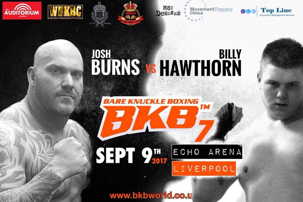 bkb_official1's tweet photo. @JoshBurnsMMA returns again to the bkb ring to face ok specialist hawthorn expect fireworks September 9th #bkb7 https://t.co/83m7Z8ZLH2