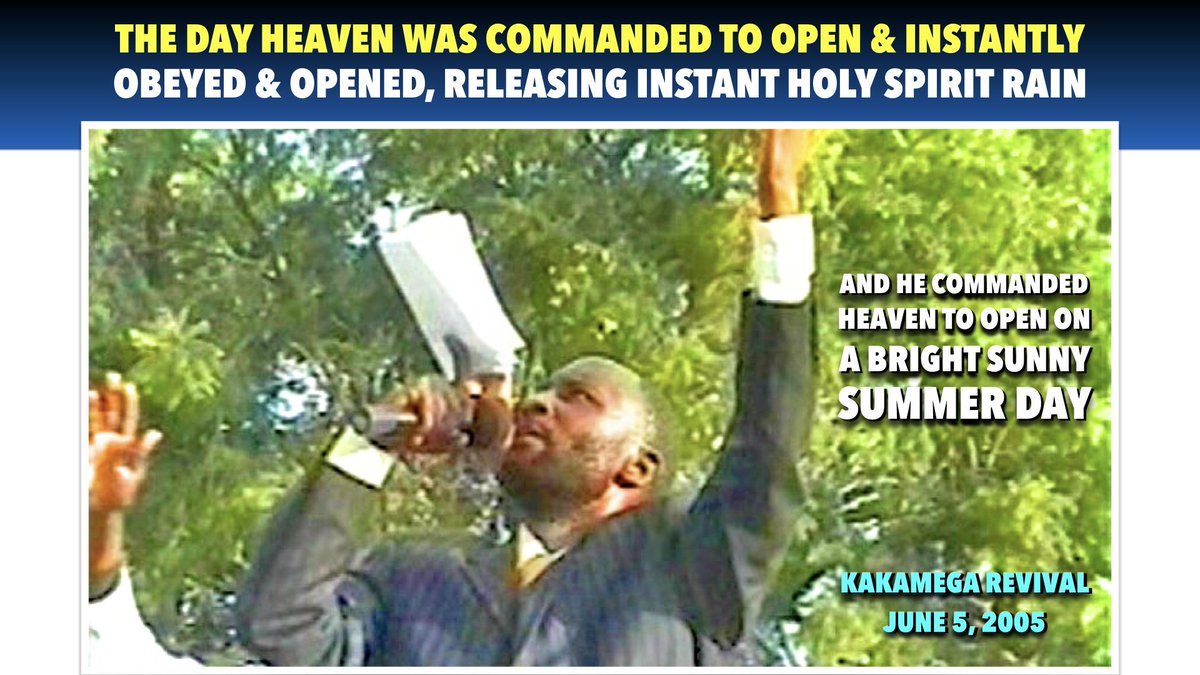 J_Kikwai's tweet photo. #HolinessThursday
In A Broad Sunny Summer Day, The Heavens OPENED According To The WORD Of The Servant Of The LORD (Malachi 4:5) https://t.co/QQKeygc1tH