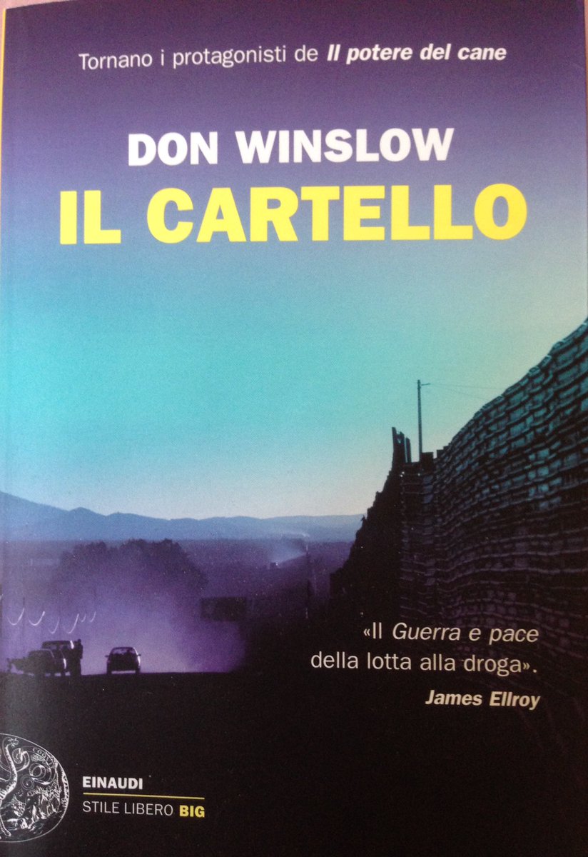 Oggi sto leggendo questo #IlCartello di @donwinslow