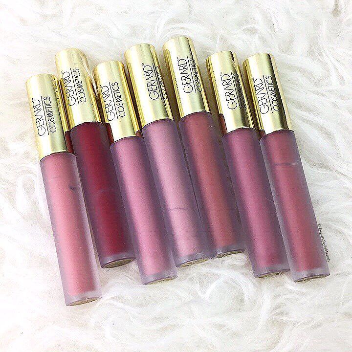 luvmelodyy's tweet photo. My @gerardcosmetics hydra matte liquid lipsticks, today I'm wearing Mile High
.
.
.
.
.
.
#makeup
#makeupoftheday
#faceoftheday
#makeupo… https://t.co/WhYjbF4N9H