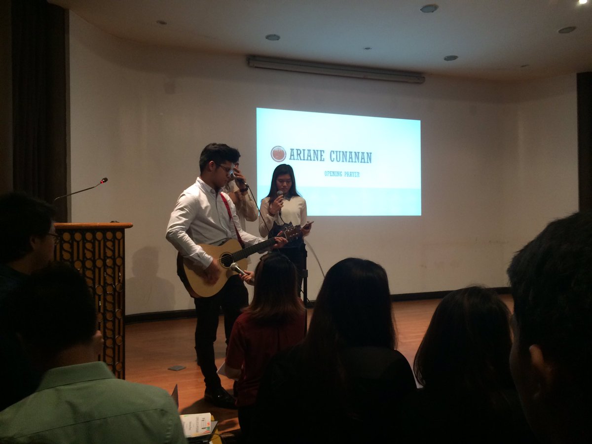 UST_AES's tweet photo. UST-AES General Assembly, Pamana- Ang paghahabi ng legasiya, is now officially starting.
#WhenWithAES
#Pamana
#GeneralAssembly2017 https://t.co/u1UELA25qp