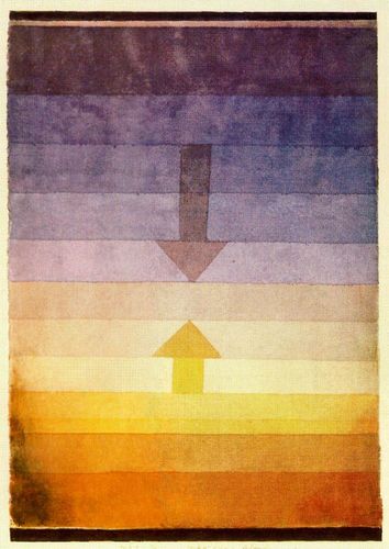 Separation in the Evening by <a href="/artistklee/">Paul Klee</a> goo.gl/54EKnE #arthistory #paulklee