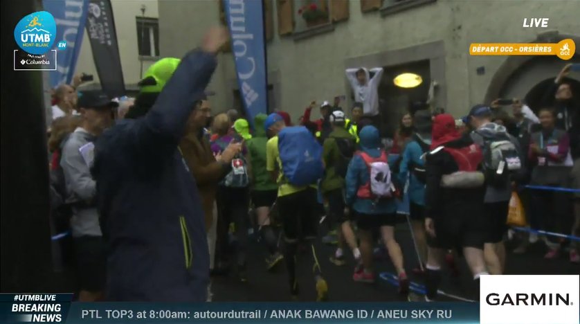 UTMBMontBlanc's tweet photo. #OCC 2017 edition is starting right now! Let's get ready to rumblleeeee! #UTMB #UTMBLIVE Watch it live now on https://t.co/X0013rb2Vd https://t.co/8uLYchST1k
