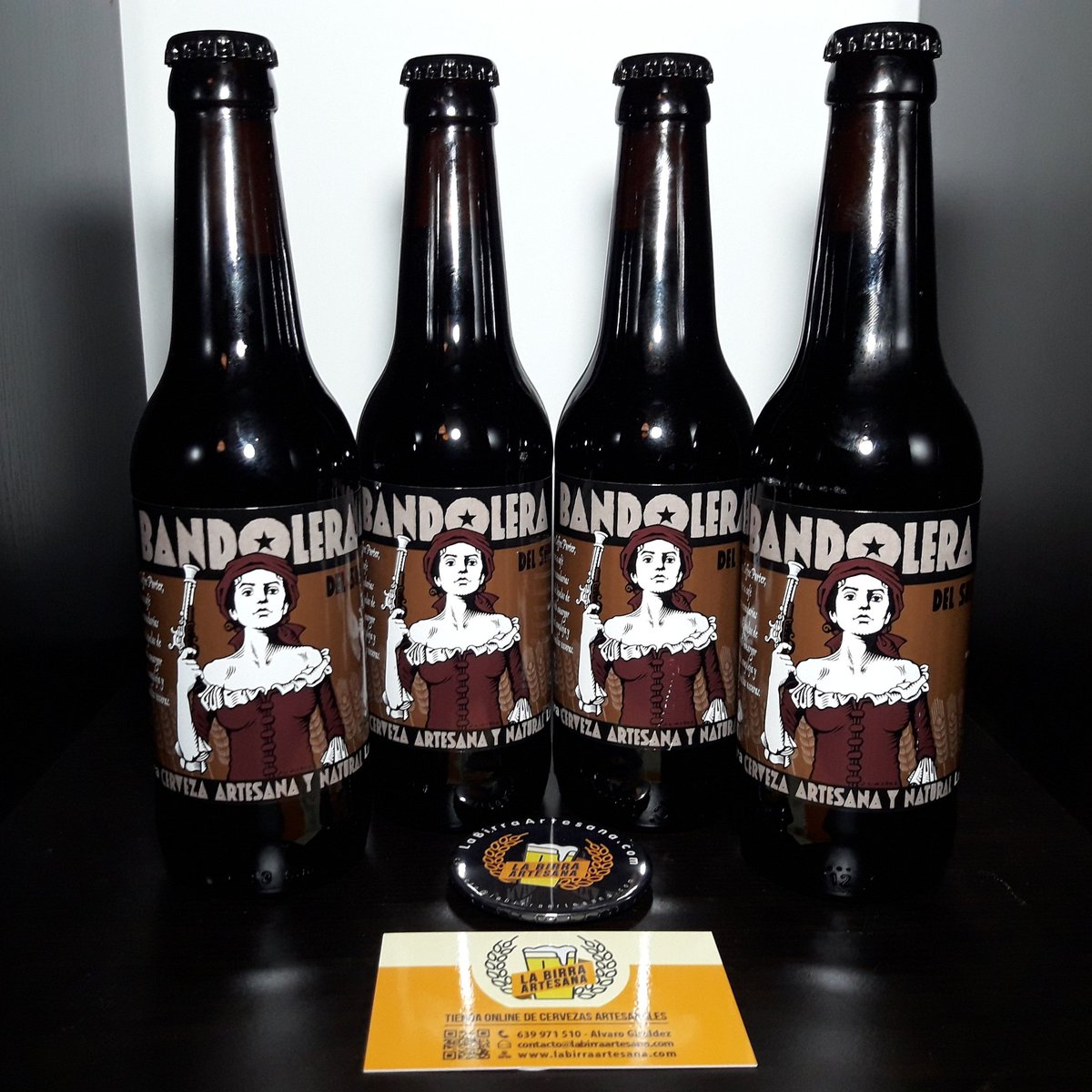 LaBirraArtesana.com
#Cerveza #Artesana #Bandolera #LunaNegra por solo 2€ #CervezaArtesanal #Beer #craftbeer #biere #bier #birra #porter