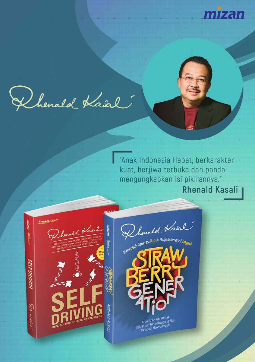 Expose_com's tweet photo. Melalui buku #SelfDriving dan #StrawberryGeneration Prof.Rhenald Kasali mengajak kita mengembangkan karakter seorang DRIVER yang tangguh. https://t.co/ipApuZiRyC