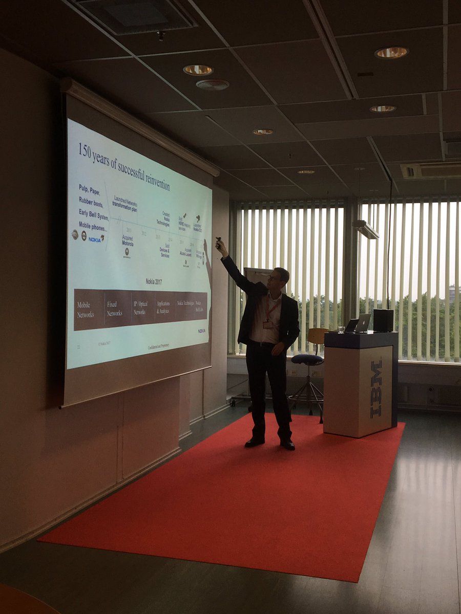 ellupaljarvi's tweet photo. Matti Vänskä emphasises the importance of individuals taking responsibility of their health with a bit of #magic from @nokia #ibmaging https://t.co/MANoiyrC8u