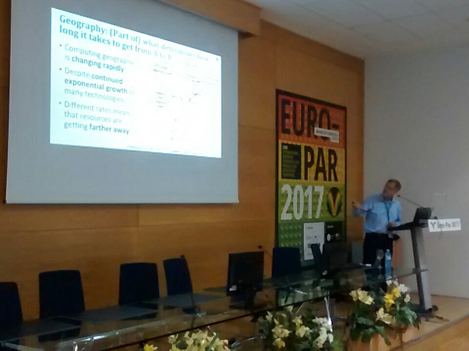 Starting today with Prof. Foster presenting his invited paper about online data analysis and reduction at extreme scale.