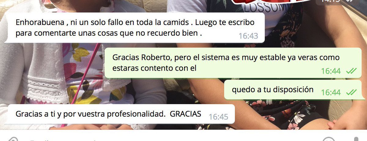 CosittProjects's tweet photo. 24 h después de instalar #TPV y te contesta así el cliente. #AsidaGustoTrabajar #TPVDefinitivo #Facil #Intuitivo #Gestion #DualLink https://t.co/7swCYU99xh