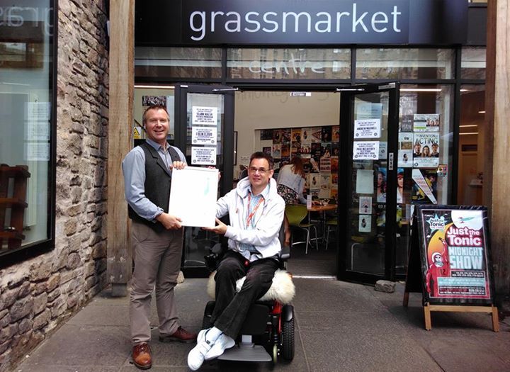 Did you know Grassmarket Centre has won a Euan's Guide award for hassle free disabled access?