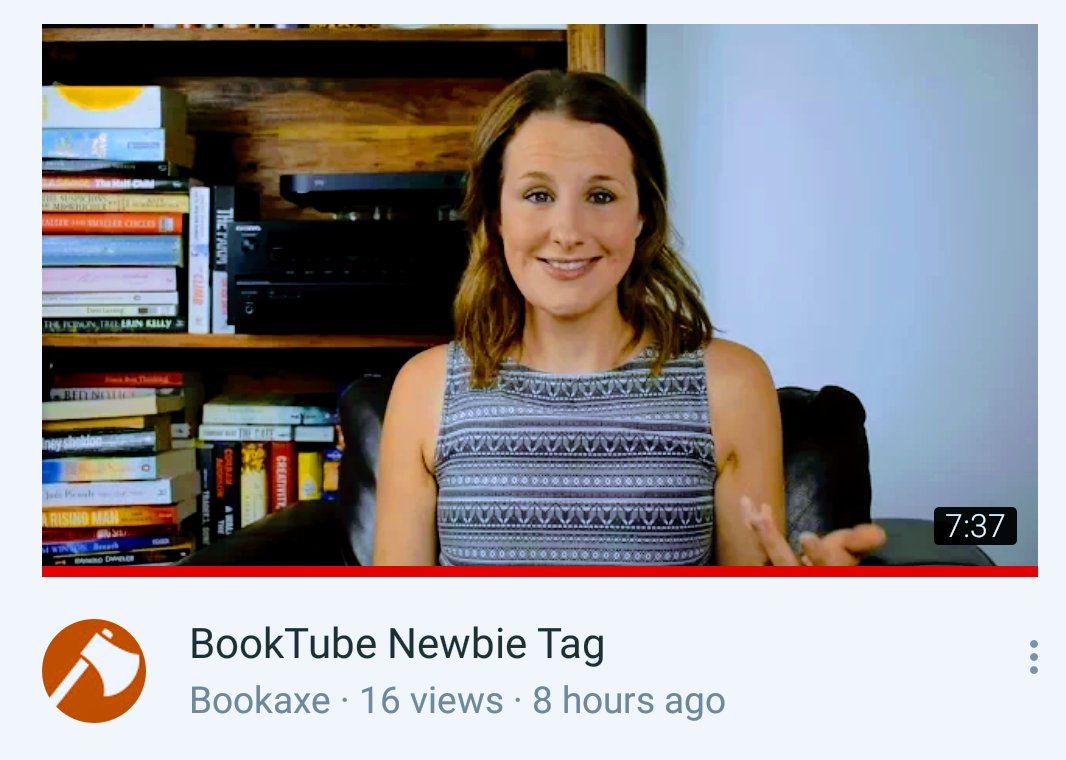 Bookaxe's tweet photo. Did you know that https://t.co/yj9K2eBMxt is now on #BookTube? We've just done our #NewbieTag... Check us out! 📚🎥😁 https://t.co/6EYnCFwKNv