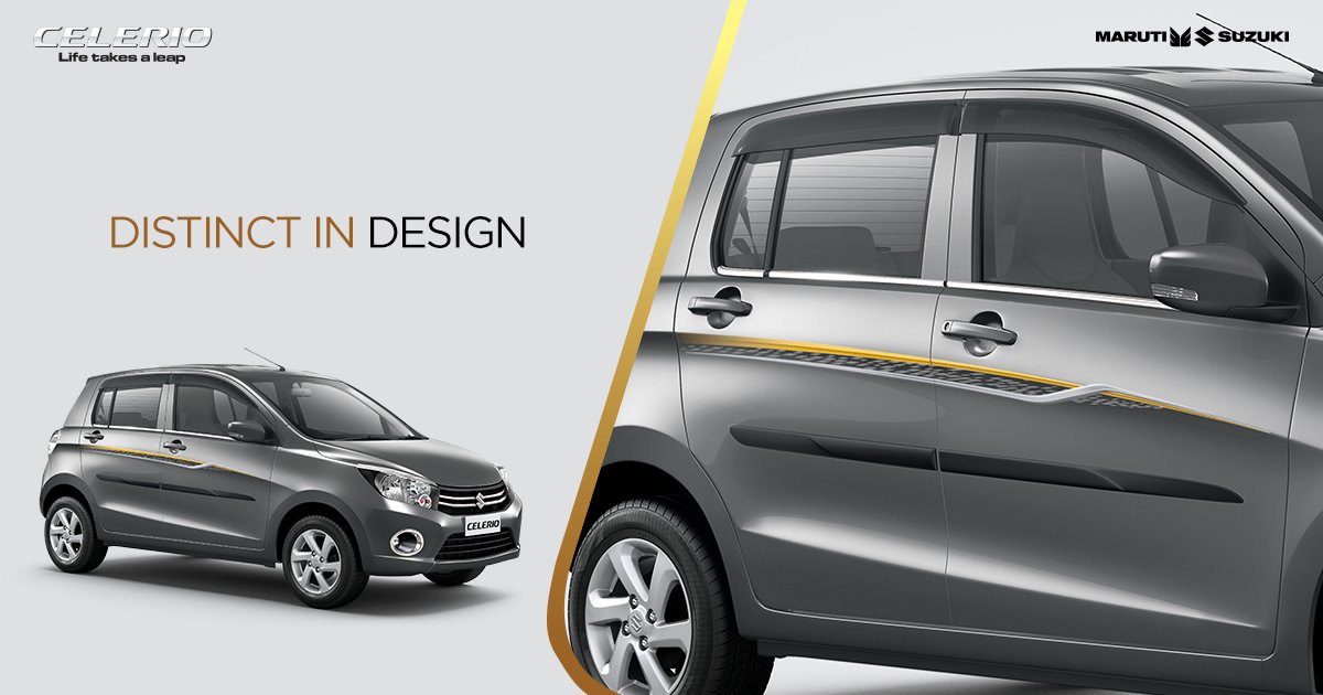 Go for the all-new #CelerioLimitedEdition for its sophisticated design that makes it truly exceptional.