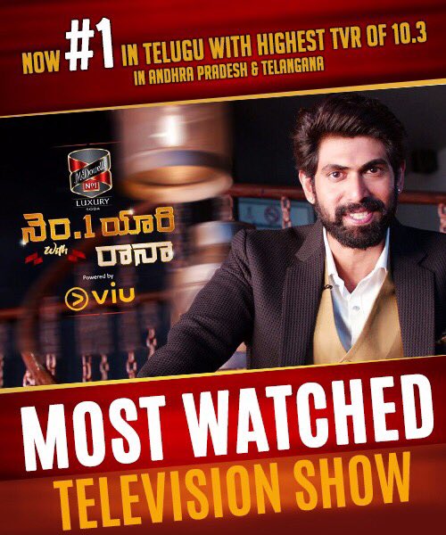 RanaDaggubati's tweet photo. Thank you guys for keeping me right on the top!! #No.1Yaari https://t.co/wRcxEhf5Zw