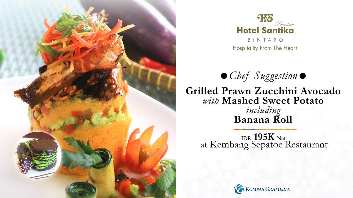 HSPBintaro's tweet photo. Jangan lewatkan Chef Suggestion di bulan September #hotelsantikapremierebintaro #food #foodies #hotelpromotion #delicious #chefsuggestion https://t.co/5D0muZQTLg
