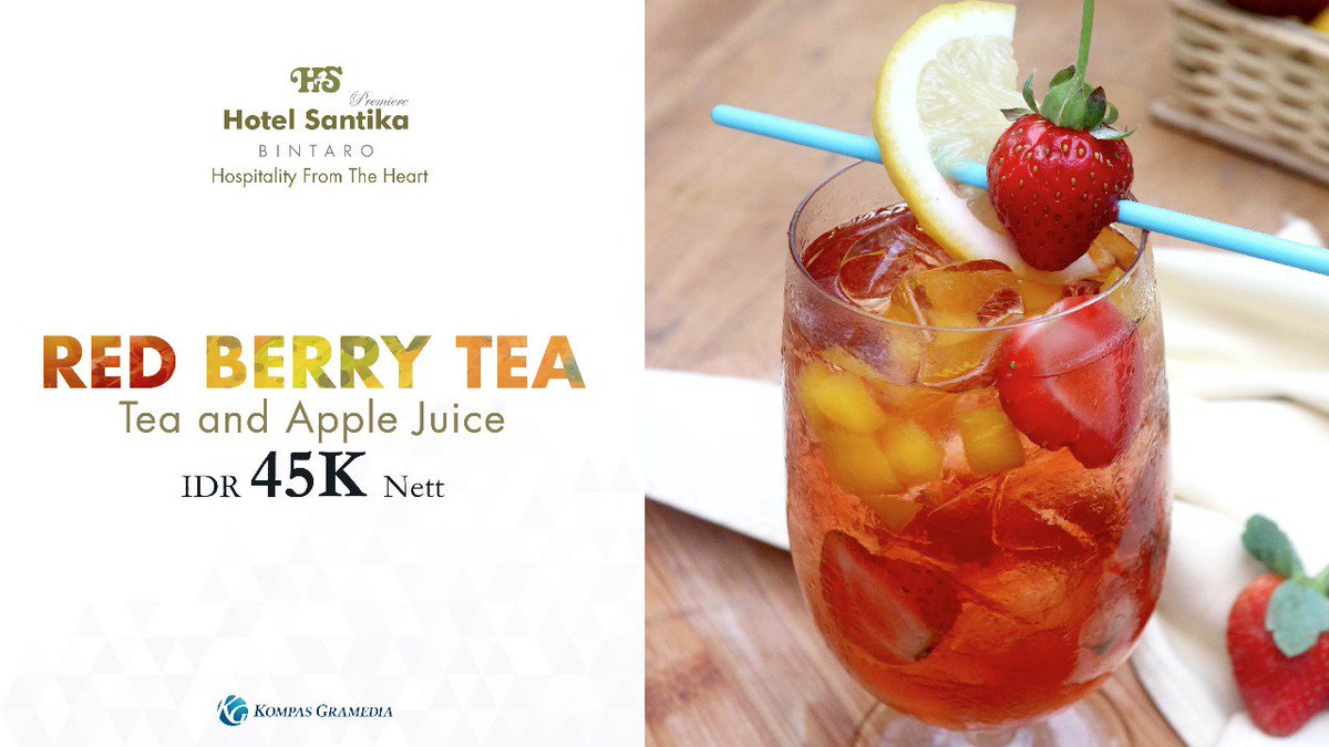 HSPBintaro's tweet photo. Nikmati Kesegaran Red Berry Tea yang tampil sebagai Mocktail of The Month #hotelsantikapremierebintaro #beverages #hotelpromotion #mocktail https://t.co/xiYSWPPRMx