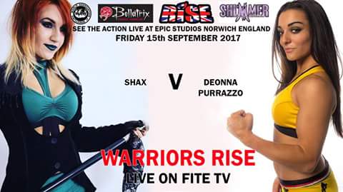 TheLadyLory's tweet photo. Sept 15th @EPICNorwich
@WrestlerShax vs @DeonnaPurrazzo for @BellatrixFW @RISEdtwa #Bellatrix26 #WarriorsRise https://t.co/8aOqT8xcFV